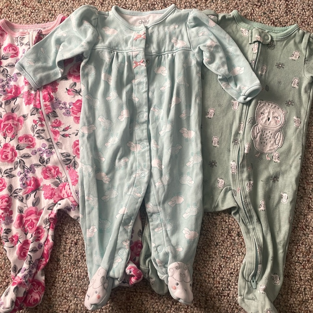 Bundle of 3 cotton sleepers